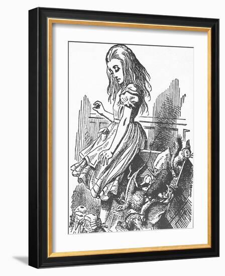 Carroll, Lewis (1832-1898). English Writer, Mathematician and Photographer. Alice's Adventures in W-John Tenniel-Framed Giclee Print