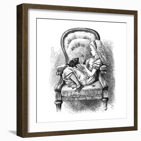 Carroll: Looking Glass-null-Framed Giclee Print