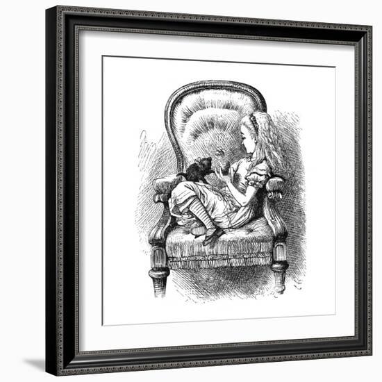 Carroll: Looking Glass-null-Framed Giclee Print