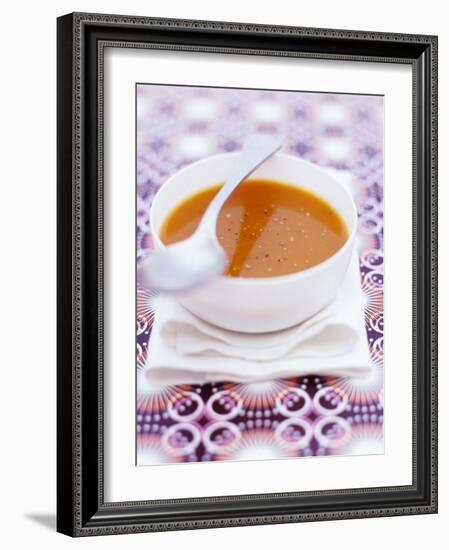 Carrot and Tomato Soup with Pepper-Maja Smend-Framed Photographic Print