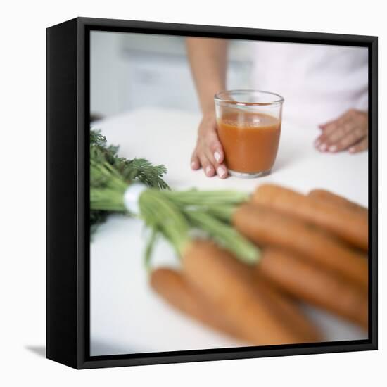 Carrot Juice-Cristina-Framed Premier Image Canvas