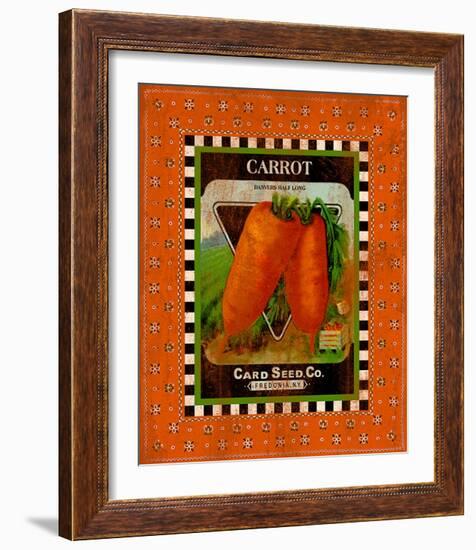 Carrot Seed Pack-null-Framed Giclee Print