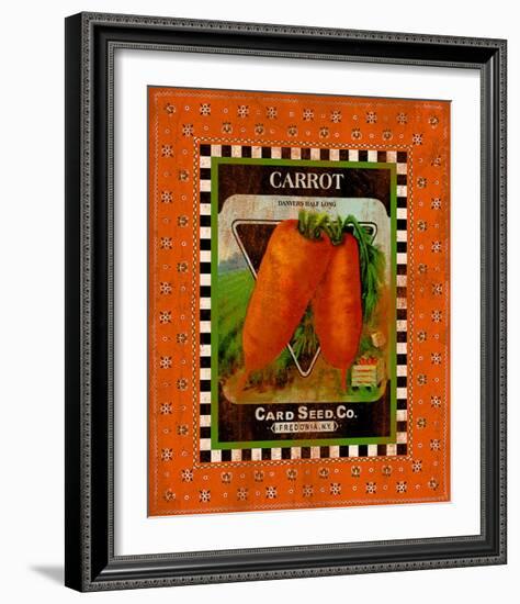 Carrot Seed Pack-null-Framed Giclee Print