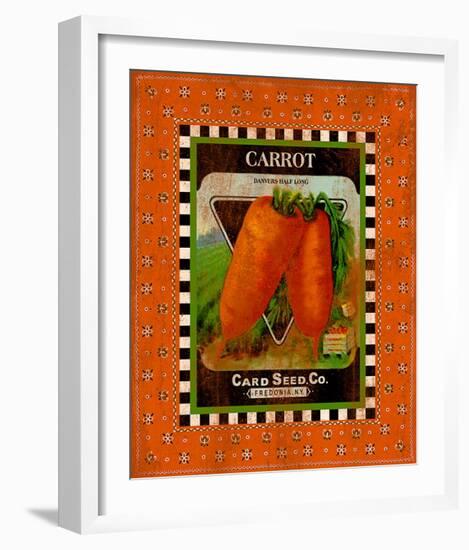 Carrot Seed Pack-null-Framed Giclee Print