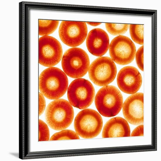 Carrot Slices-Mark Sykes-Framed Photographic Print