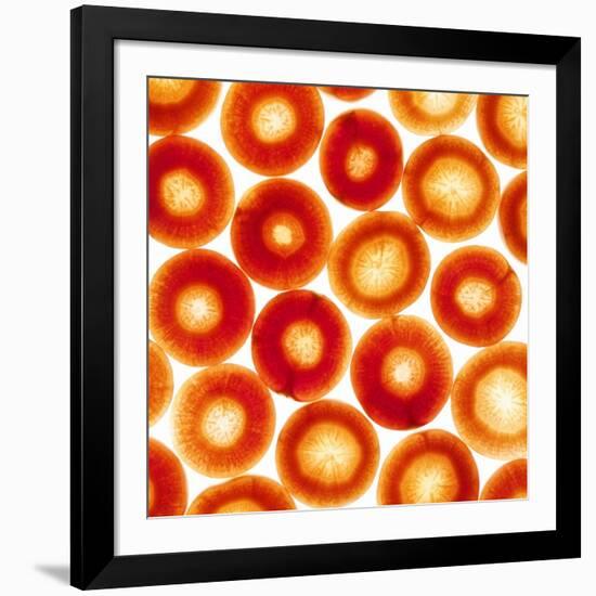 Carrot Slices-Mark Sykes-Framed Photographic Print