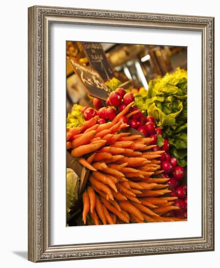Carrots, Central Market, Malaga, Spain-Walter Bibikow-Framed Photographic Print