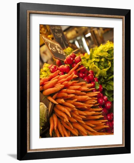 Carrots, Central Market, Malaga, Spain-Walter Bibikow-Framed Photographic Print