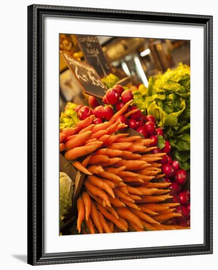 Carrots, Central Market, Malaga, Spain-Walter Bibikow-Framed Photographic Print