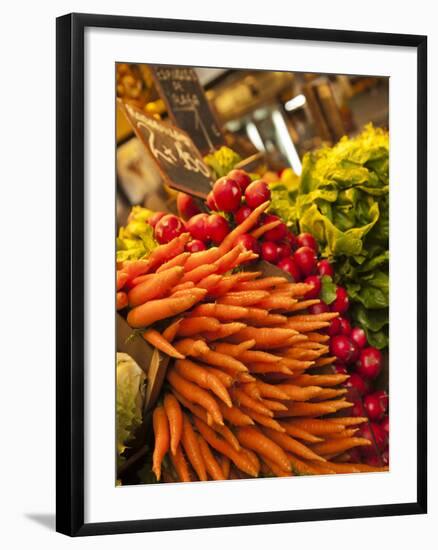 Carrots, Central Market, Malaga, Spain-Walter Bibikow-Framed Photographic Print