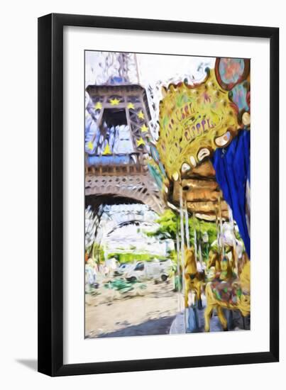 Carrousel Eiffel - In the Style of Oil Painting-Philippe Hugonnard-Framed Giclee Print