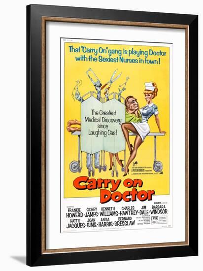 Carry on Doctor, 1967-null-Framed Premium Giclee Print