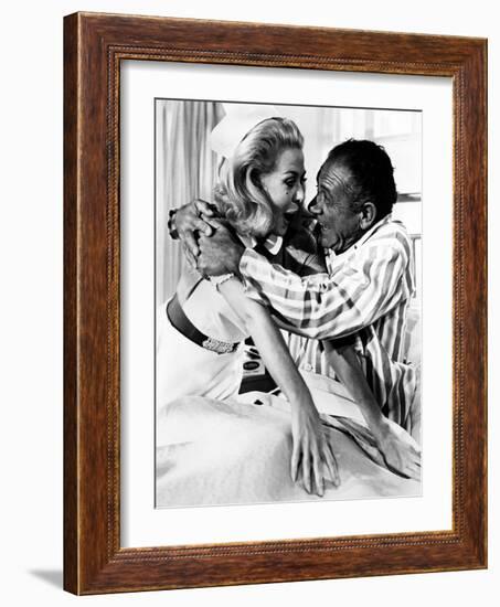 Carry On Doctor, Valerie Van Ost, Sid James, 1967-null-Framed Photo