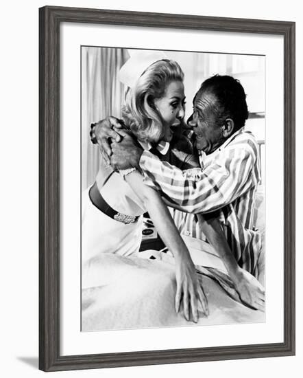 Carry On Doctor, Valerie Van Ost, Sid James, 1967-null-Framed Photo