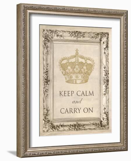 Carry on Royally-Morgan Yamada-Framed Art Print