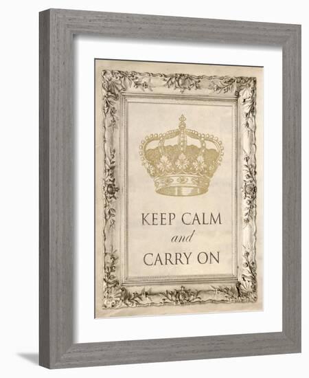 Carry on Royally-Morgan Yamada-Framed Art Print