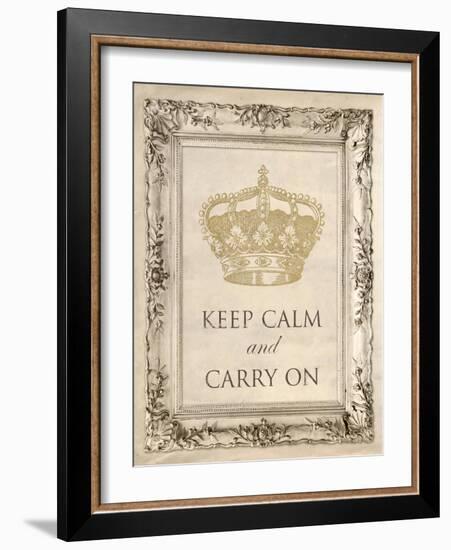 Carry on Royally-Morgan Yamada-Framed Art Print