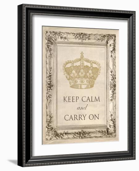 Carry on Royally-Morgan Yamada-Framed Art Print