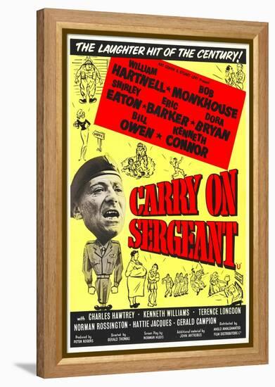 Carry on Sergeant-null-Framed Stretched Canvas