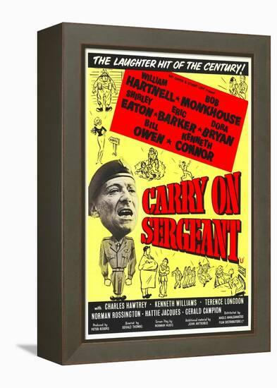 Carry on Sergeant-null-Framed Stretched Canvas