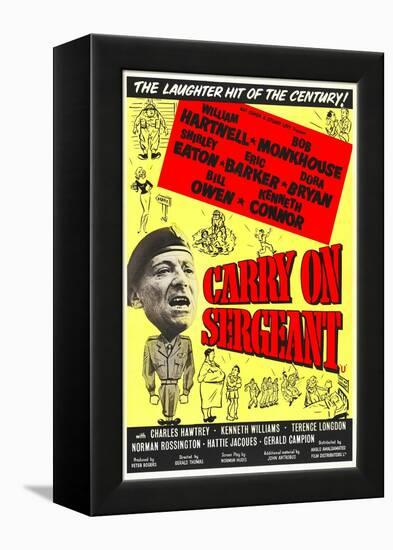 Carry on Sergeant-null-Framed Stretched Canvas
