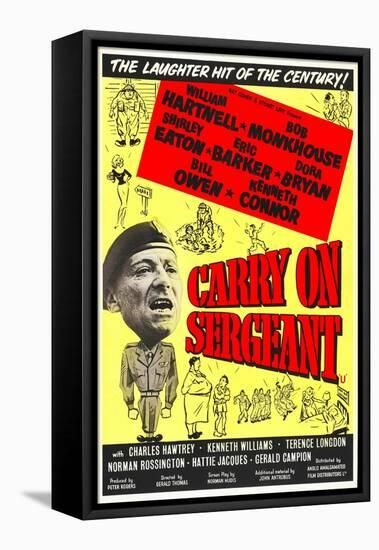 Carry on Sergeant-null-Framed Stretched Canvas