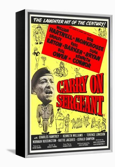 Carry on Sergeant-null-Framed Stretched Canvas