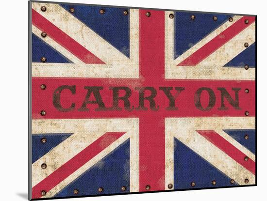 Carry on Union Jack-Sam Appleman-Mounted Art Print