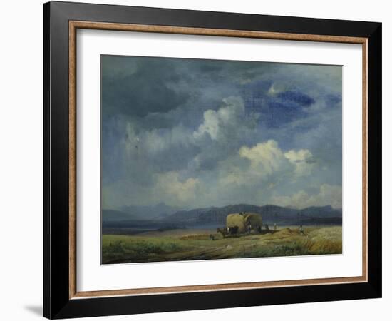 Carrying Corn, 19th Century-Eduard Schleich-Framed Giclee Print