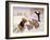 Carrying Hay to the Sheep in Winter-Margaret Loxton-Framed Giclee Print