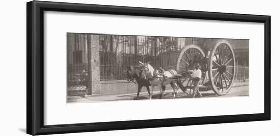 'Carrying heavy goods under instead of above the axle', 1914-Unknown-Framed Photographic Print