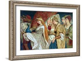 Carrying in the Peacock, 1869-John Dawson Watson-Framed Giclee Print