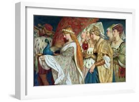 Carrying in the Peacock, 1869-John Dawson Watson-Framed Giclee Print