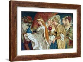 Carrying in the Peacock, 1869-John Dawson Watson-Framed Giclee Print