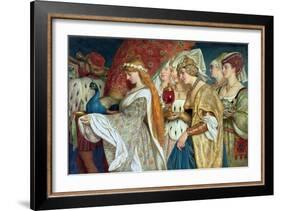 Carrying in the Peacock, 1869-John Dawson Watson-Framed Giclee Print