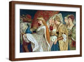 Carrying in the Peacock, 1869-John Dawson Watson-Framed Giclee Print