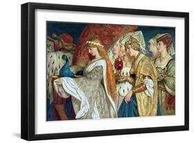 Carrying in the Peacock, 1869-John Dawson Watson-Framed Giclee Print