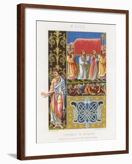 Carrying of Relics-null-Framed Giclee Print