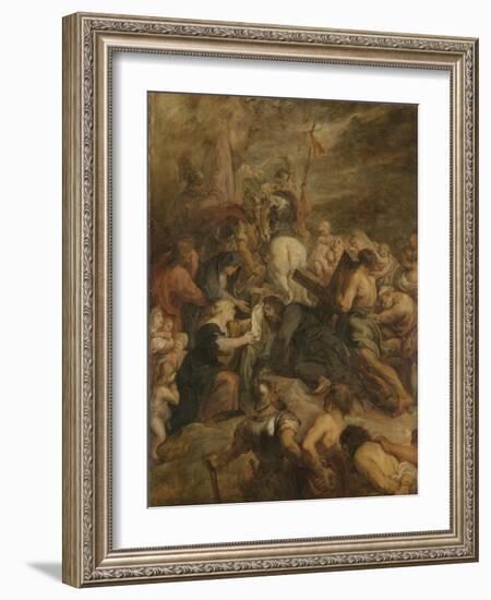 Carrying of the Cross-Peter Paul Rubens-Framed Art Print