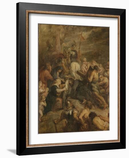 Carrying of the Cross-Peter Paul Rubens-Framed Art Print