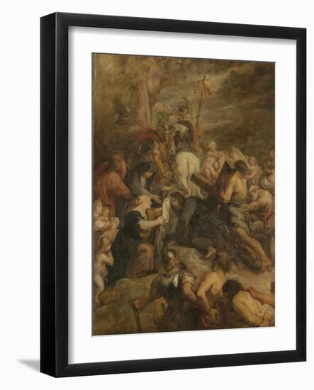 Carrying of the Cross-Peter Paul Rubens-Framed Art Print