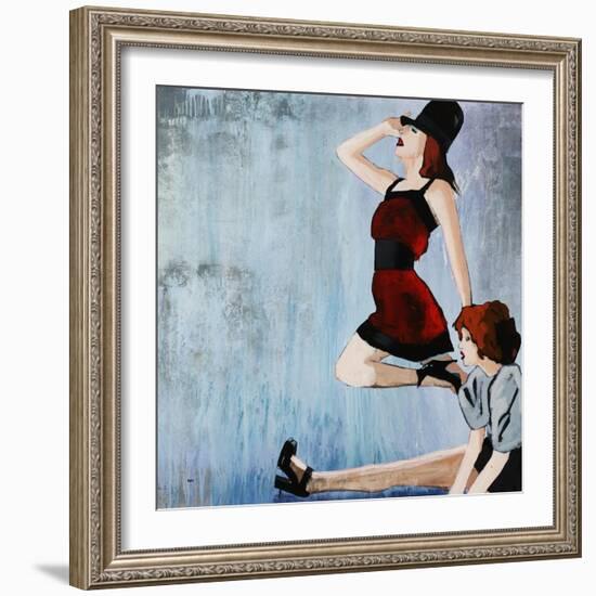 Carrying On-Clayton Rabo-Framed Giclee Print