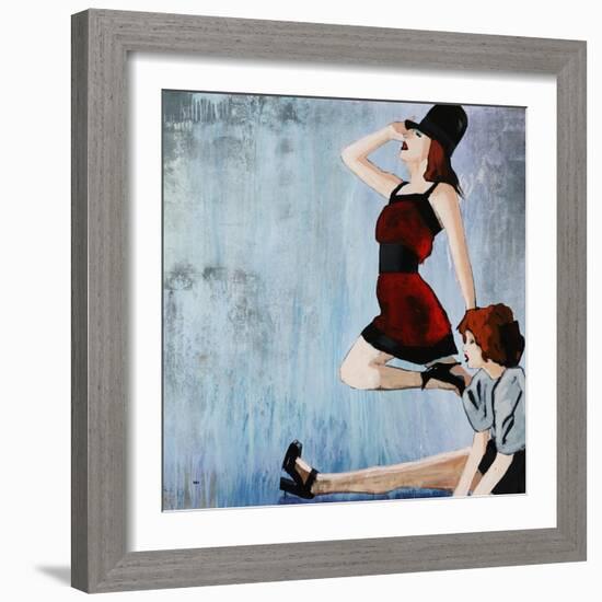 Carrying On-Clayton Rabo-Framed Giclee Print