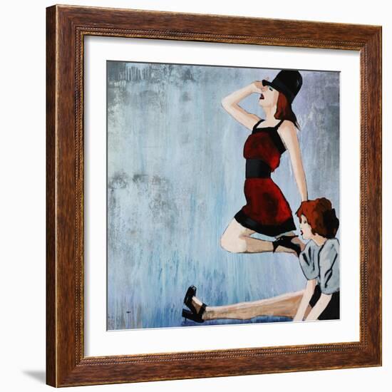 Carrying On-Clayton Rabo-Framed Giclee Print