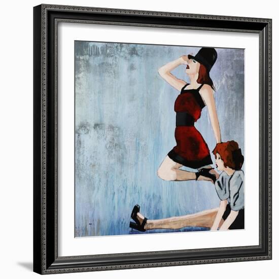 Carrying On-Clayton Rabo-Framed Giclee Print