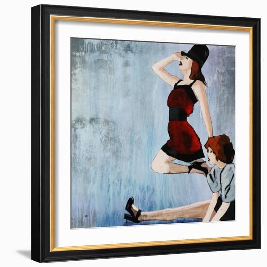 Carrying On-Clayton Rabo-Framed Giclee Print