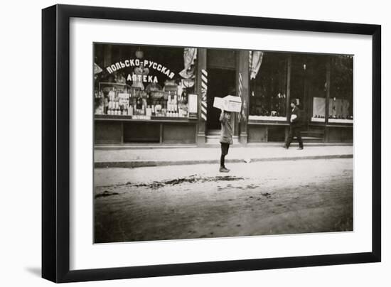 Carrying Wood Home-Lewis Wickes Hine-Framed Photo