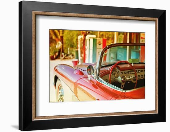 Cars - Chevrolet - Route 66 - Gas Station - Arizona - United States-Philippe Hugonnard-Framed Photographic Print