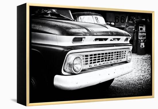 Cars - Chevrolet - Route 66 - Gas Station - Arizona - United States-Philippe Hugonnard-Framed Premier Image Canvas