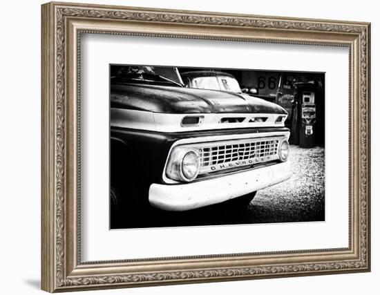 Cars - Chevrolet - Route 66 - Gas Station - Arizona - United States-Philippe Hugonnard-Framed Photographic Print